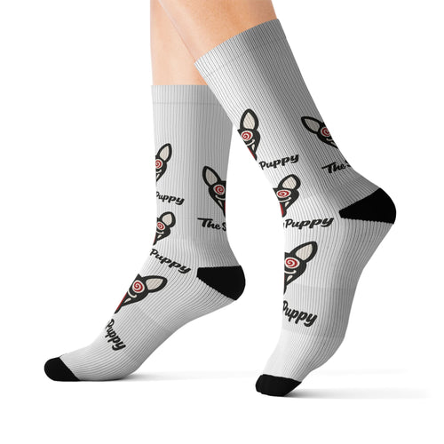 The Silly Puppy  Crew Socks