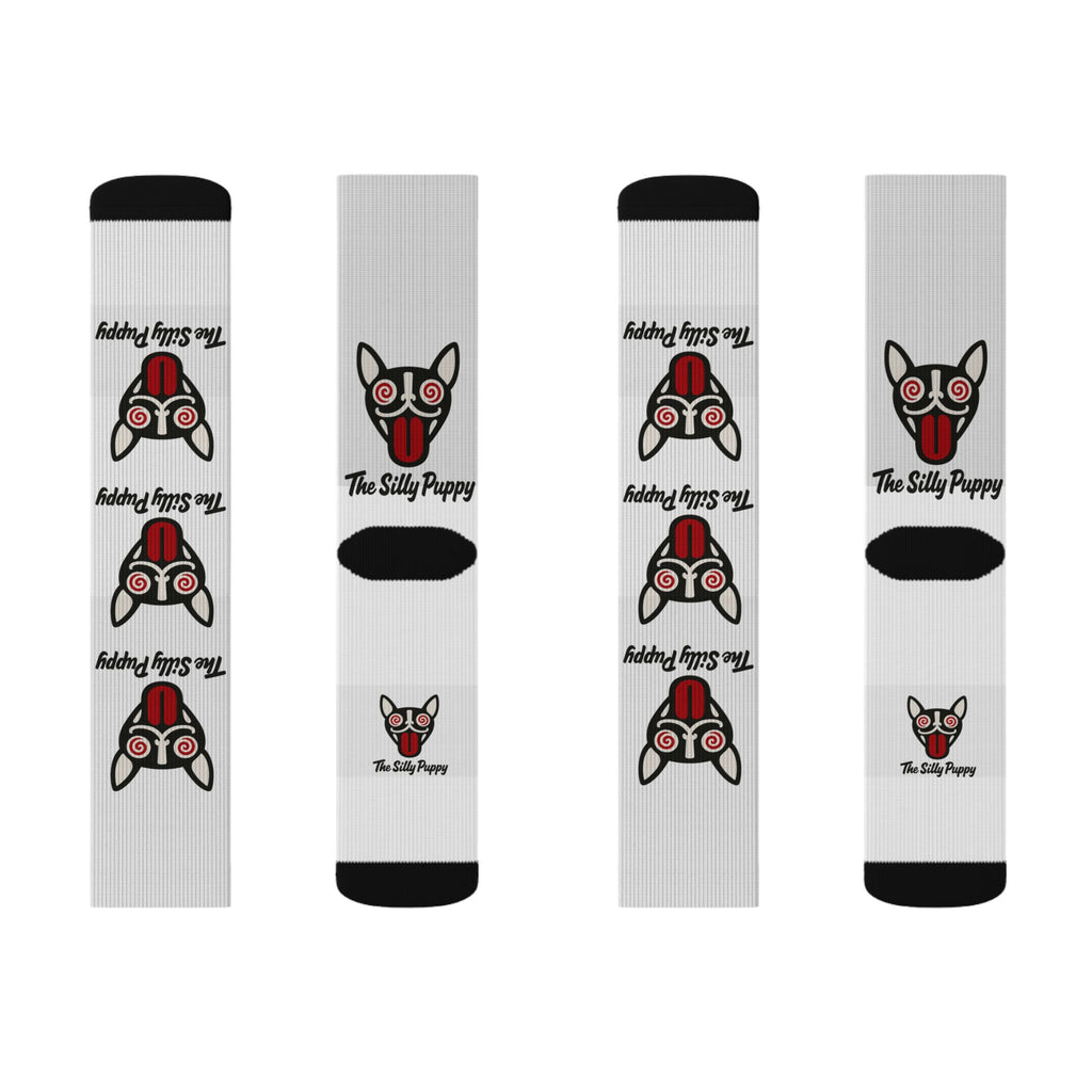 The Silly Puppy  Crew Socks