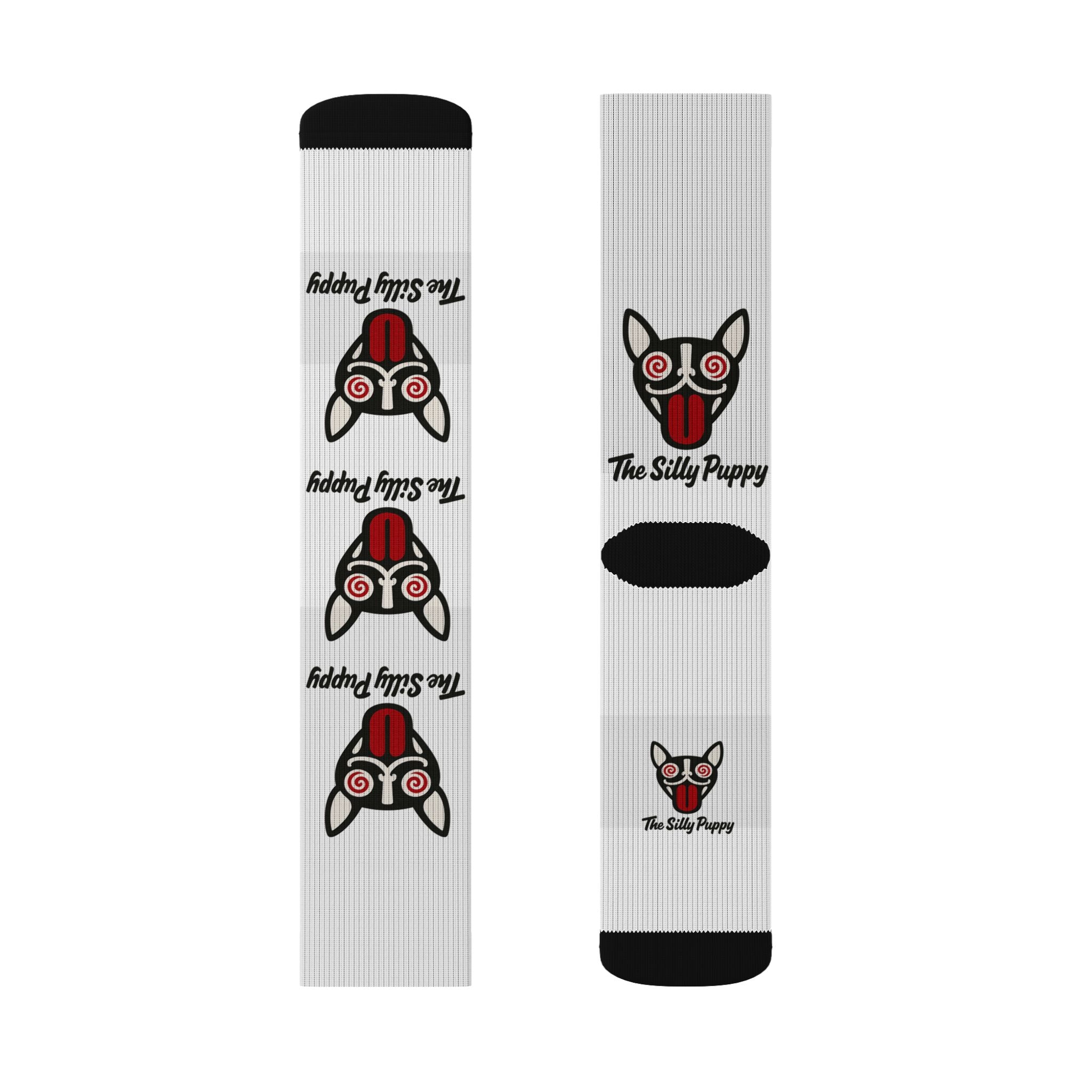 The Silly Puppy  Crew Socks