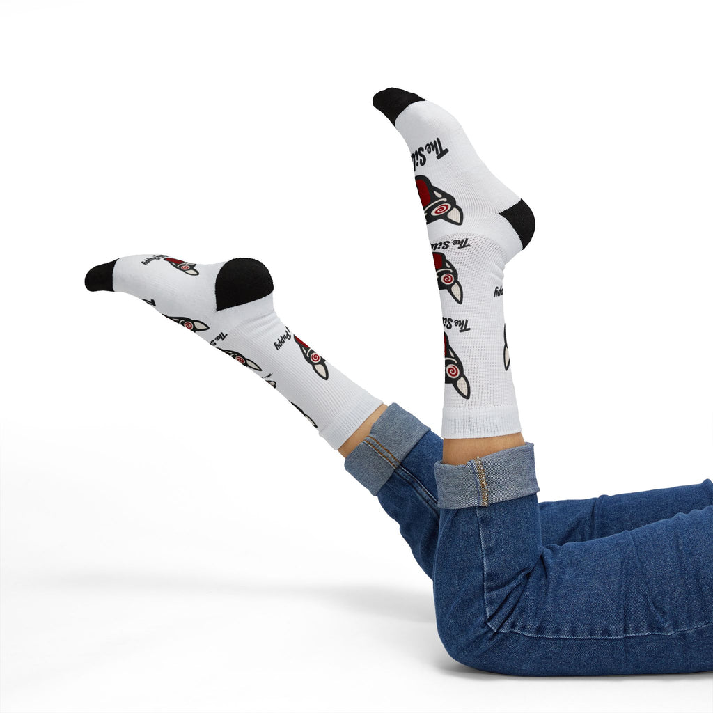 The Silly Puppy  Crew Socks