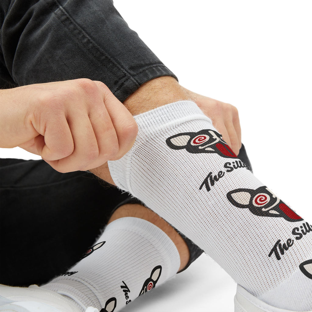 The Silly Puppy  Crew Socks